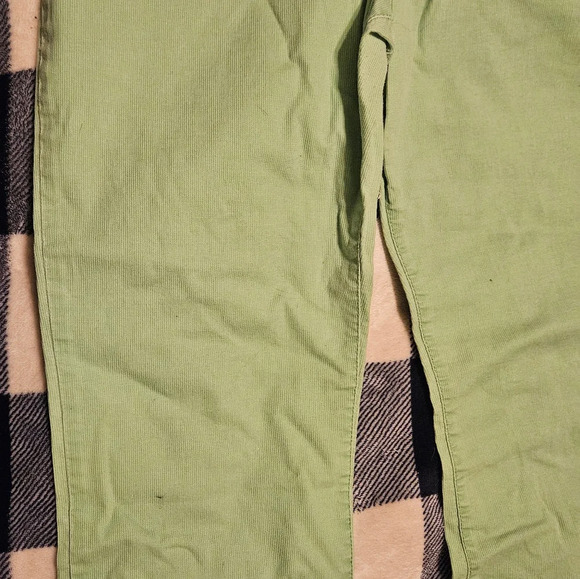 Tommy Jeans Juniors Mint Green Corduroy Capri Jeans Size 13 - Picture 2 of 8